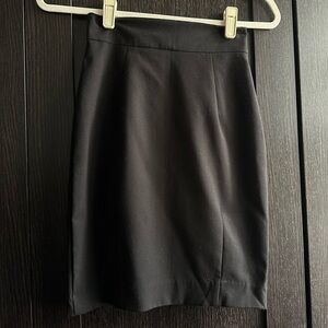 H&M Black High Waisted Pencil Skirt